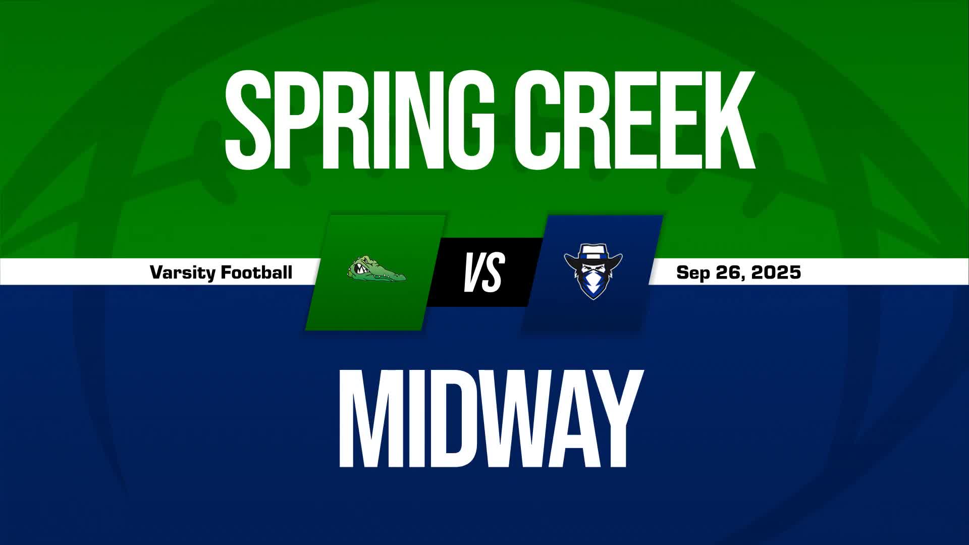 Football Game Preview: Spring Creek Gators vs. Rosewood Eagles + How To Watch