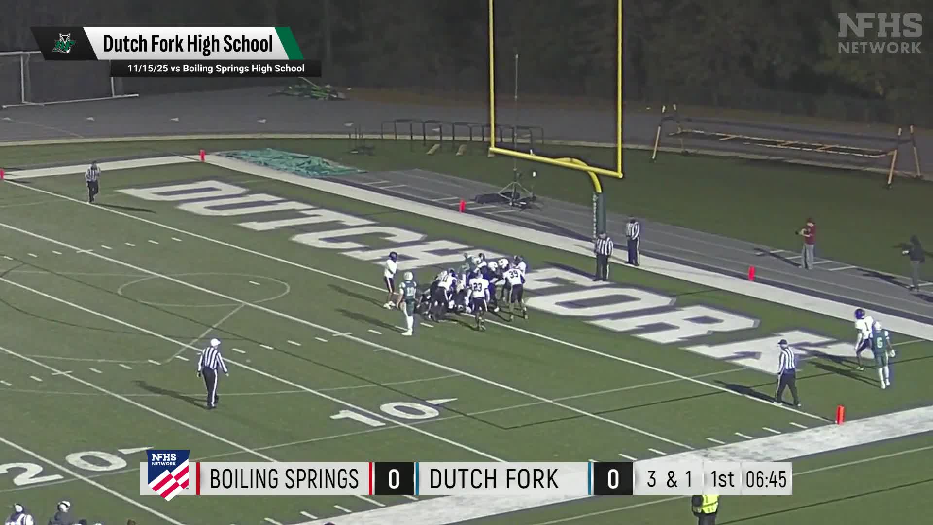 Football Recap: James F. Byrnes Falls Short of Dutch Fork in the Playoffs + How To Watch