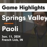 Basketball Game Recap: Springs Valley Blackhawks vs. Paoli Rams