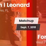 Football Game Recap: Leonard vs. Forest Hill