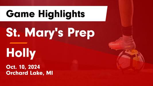 Soccer Recap: St. Mary's Prep Find Success