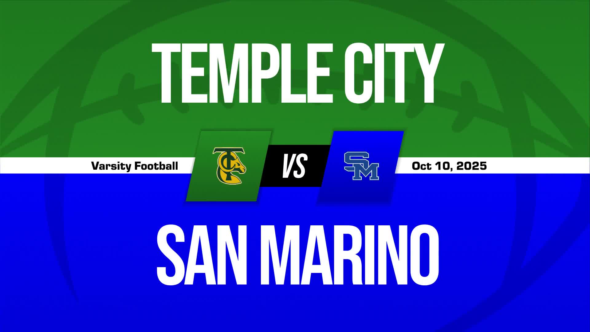 Football Recap: Temple City Takes a Loss