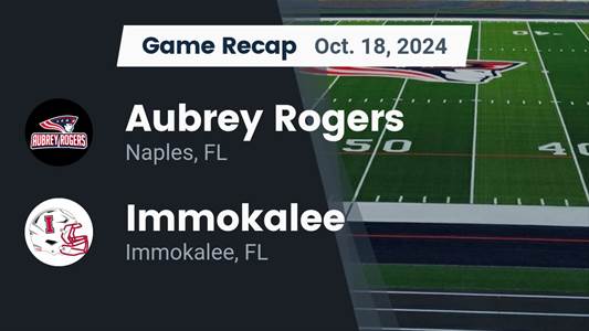 Football Recap: Immokalee Piles Up the Points Against Aubrey Rog