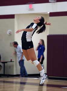 Amy Neal, one of the top players onthe Lake Travis squad, is committedto Texas. Seven other Cavaliers arecommitted to play in college.