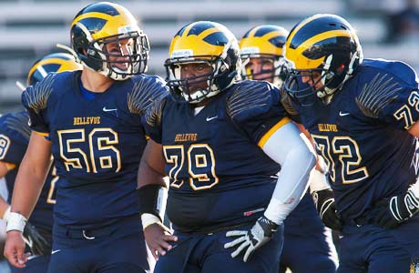 Bellevue picked up a big win against Texas power Trinity early in the season, which helped secure the No.1 spot in the rankings.