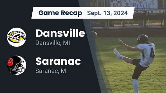 Football Recap: Saranac Has No Trouble Against Perry