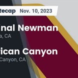 Football Game Recap: American Canyon Wolves vs. Cardinal Newman Cardinals