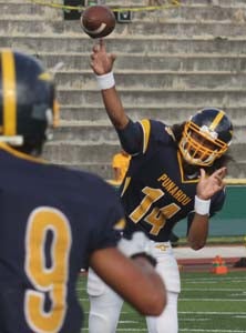 Punahou quarterback Larry Tuileta.