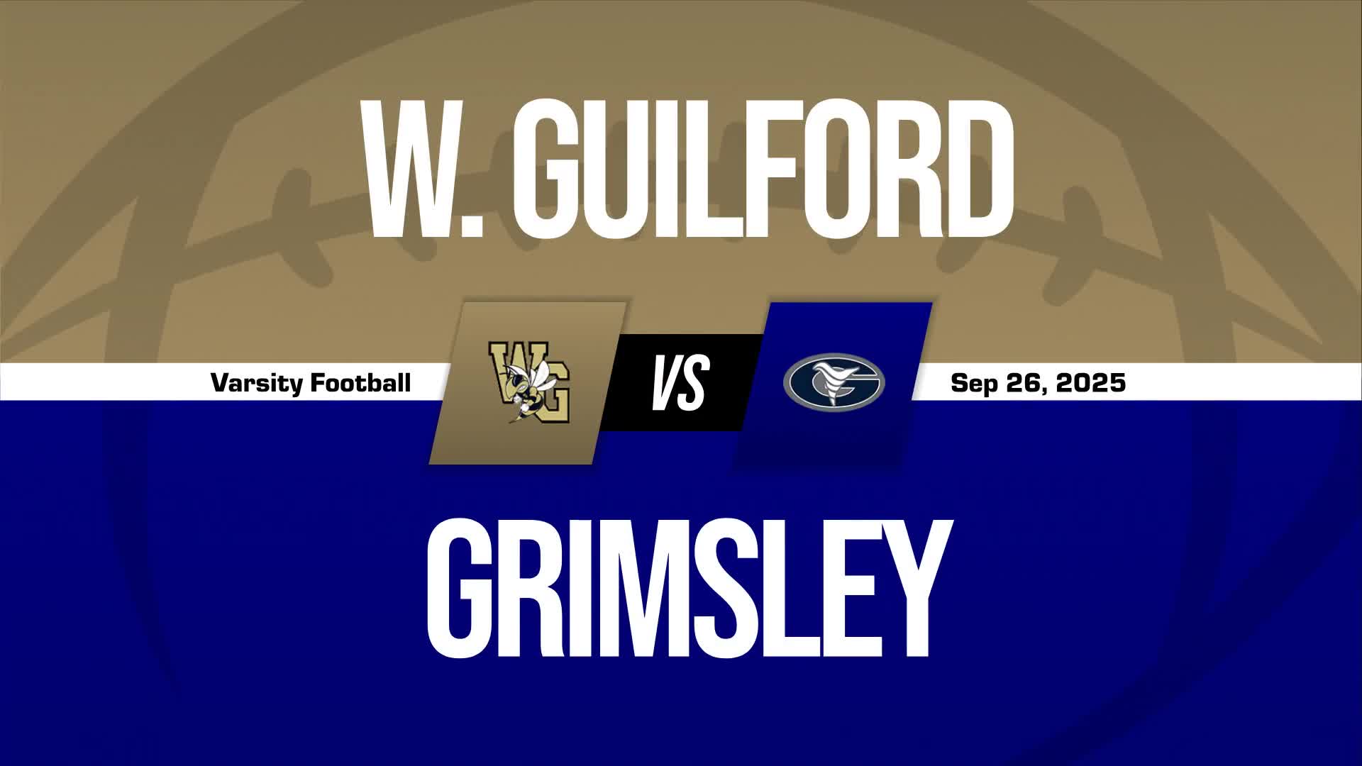 Football Game Preview: Western Guilford Hornets vs. Southwest Gu