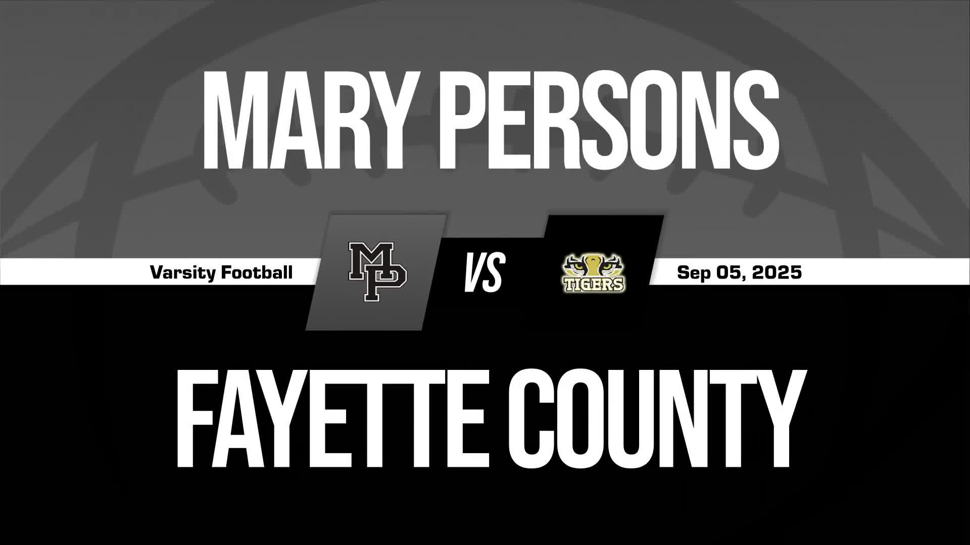 Football Recap: Mary Persons Finds Home Field Redemption Against Trinity Christian + How To Watch