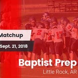 Football Game Recap: Baptist Prep vs. Atkins