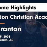Union Christian Academy takes loss despite strong  performances from  Luke Shure and  Kaden Geddes
