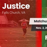 Football Game Recap: Justice vs. Falls Church