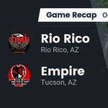 Football Game Recap: Rio Rico Hawks vs. Empire Ravens