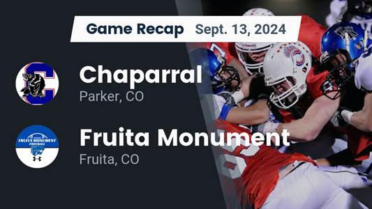Football Recap: Chaparral Piles Up the Points Against Fruita Mon