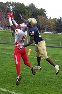 Ronald Brown had three interceptions.