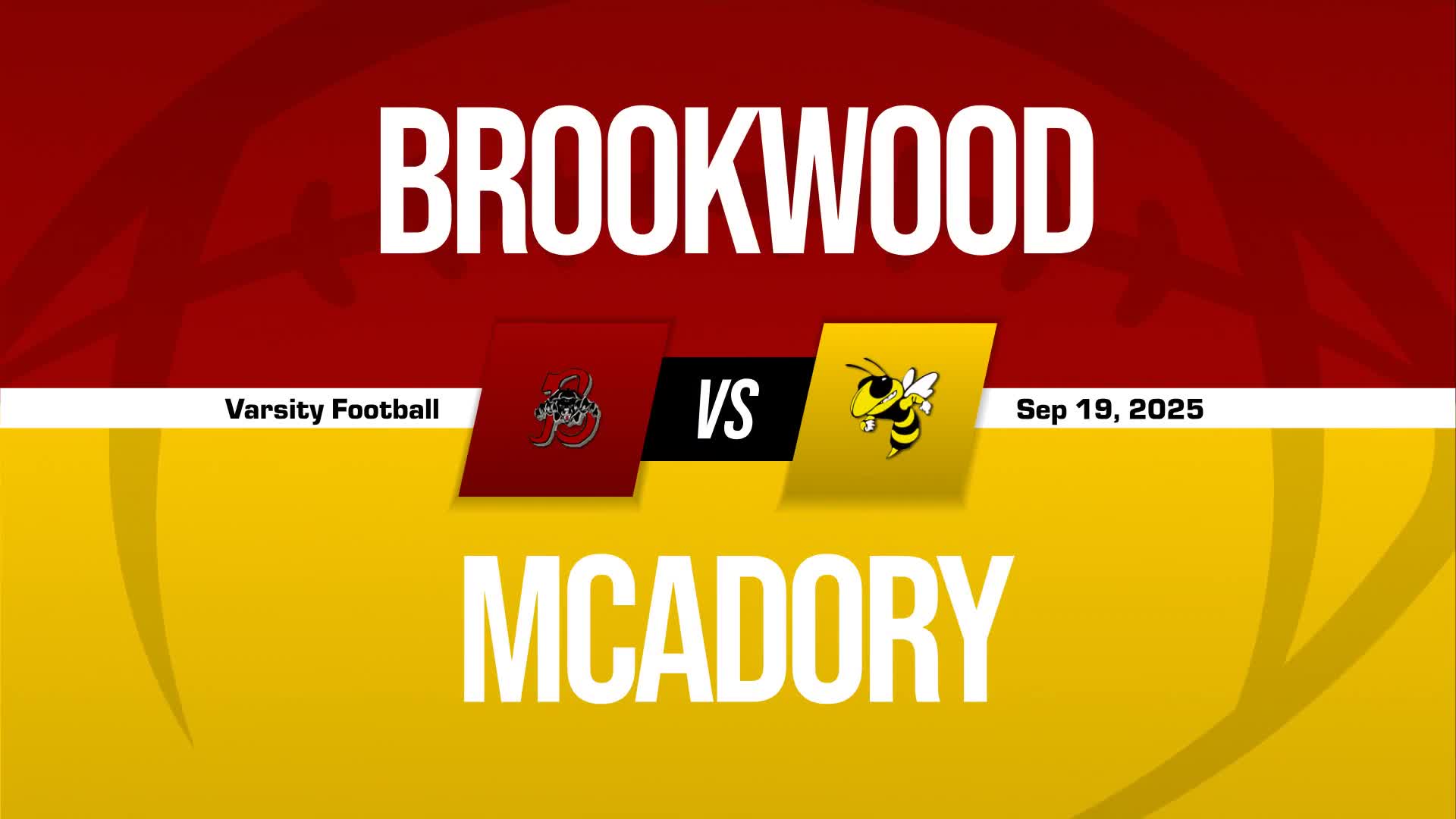 Football Game Preview: McAdory Yellowjackets vs. Central Falcons