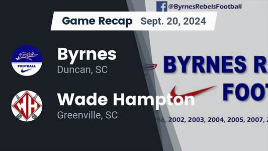 Football Game Preview: Wade Hampton Generals vs. Dorman Cavalier