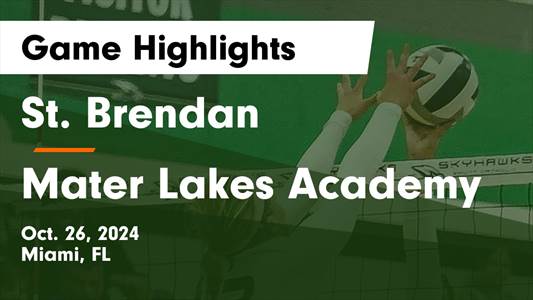Volleyball Recap: St. Brendan Comes Up Short