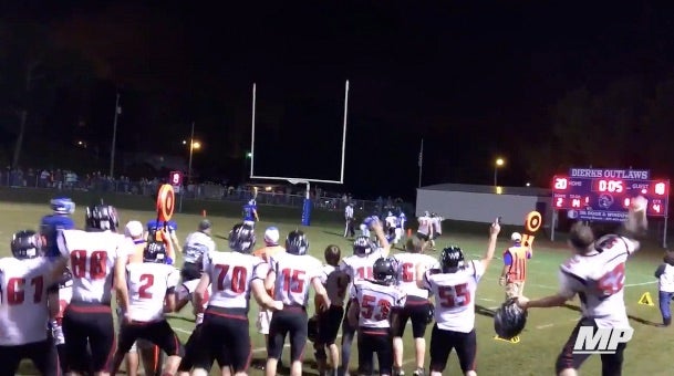 Video: Murfreesboro wins rivarly game, conference title on wacky play with lucky bounce