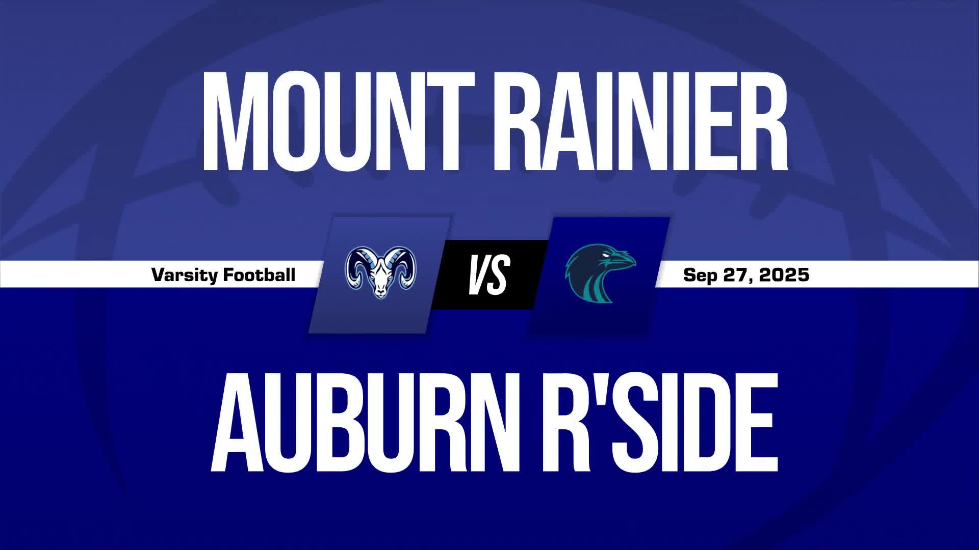 Football Game Preview: Mt. Rainier Rams vs. Kentridge Chargers
