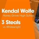 Kendal Wolfe Game Report