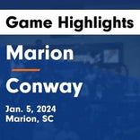 Marion piles up the points against Andrews