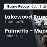 Football Game Recap: Gibbs Gladiators vs. Lakewood Ranch Mustangs