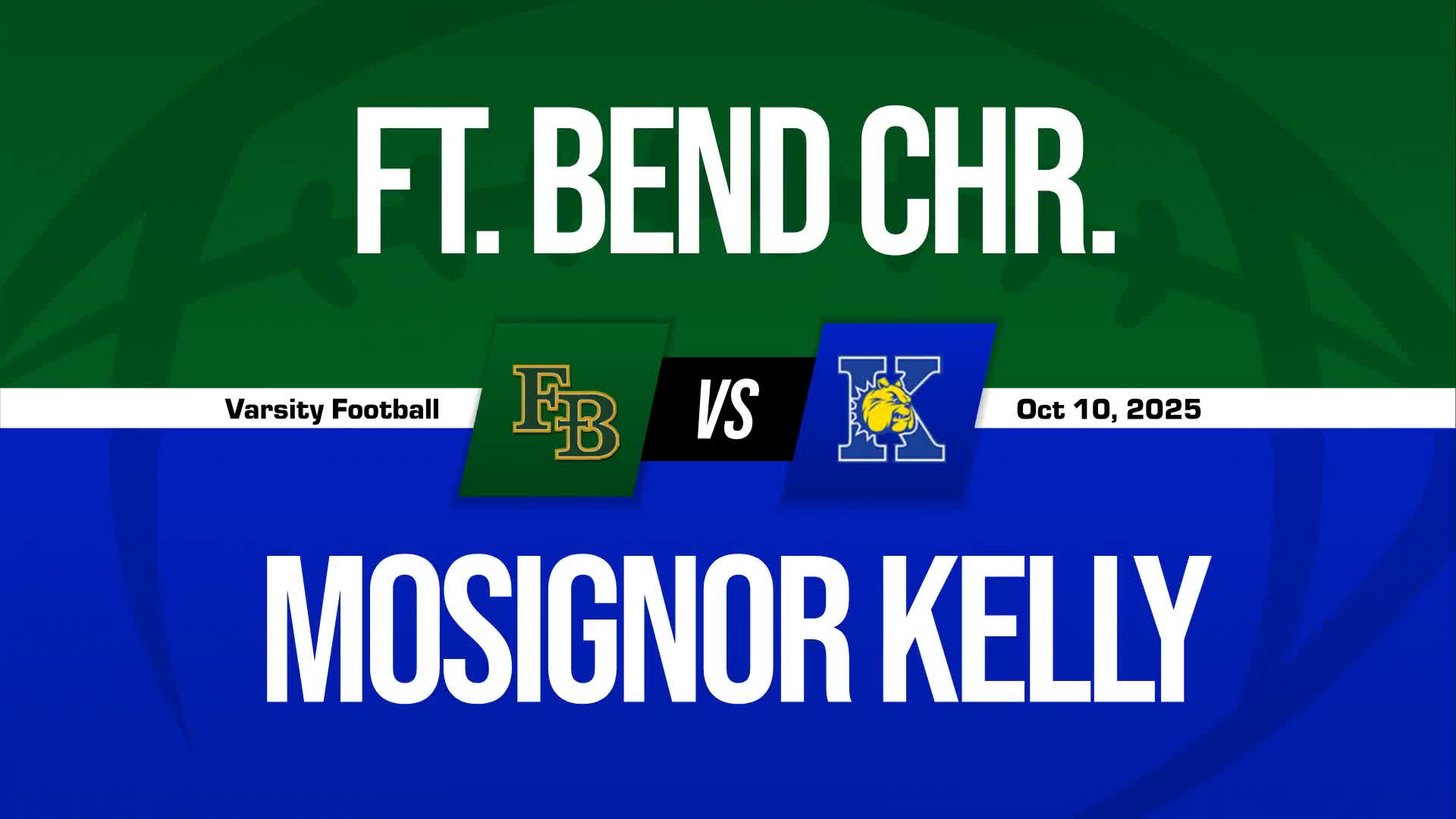 Football Game Preview: Kelly Catholic Bulldogs vs. Lutheran South Academy Pioneers + How To Watch