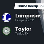Football Game Recap: Lampasas Badgers vs. Davenport Wolves