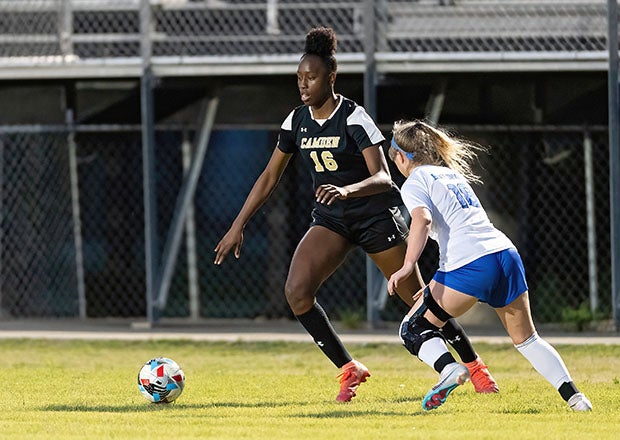 Joyce Edwards had a goal and an assist earlier this week in a 2-0 win over Dreher. (Photo: Troy Cherry)