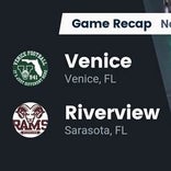 Football Game Recap: Riverview Sarasota Rams vs. Venice Indians