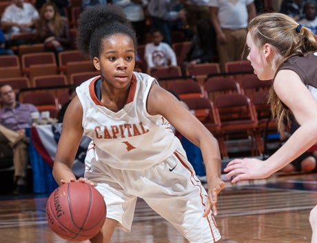 Shaquana Edwards led Capital Prep to a state title last season before reuniting with her old friends at Weaver.