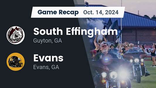 Football Recap: South Effingham Comes Up Short