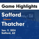 Basketball Recap: Safford snaps three-game streak of wins on the road