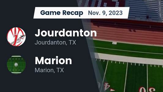 Football Game Recap: Marion Bulldogs vs. Jourdanton Indians/Squaws
