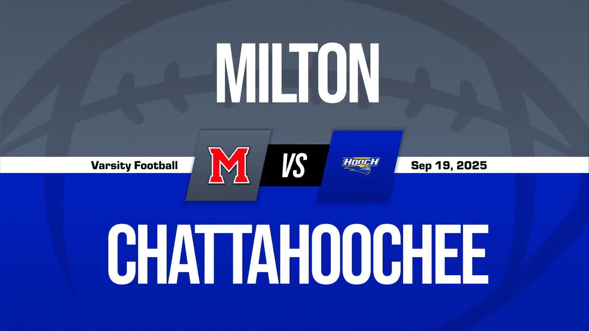 Football Recap: Chattahoochee Comes Up Short + How To Watch