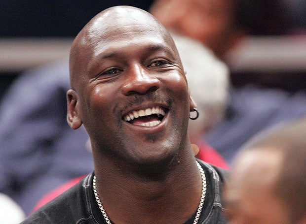 Michael Jordan, pictured here at the 2009 Jordan Brand Classic, was an easy choice to represent his home state of North Carolina.