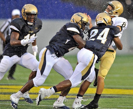 Our Lady of Good Counsel's bruising defense has taken it atop its region.