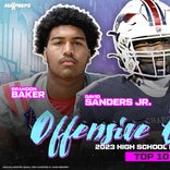 Previewing the 2023 high school football season: David Sanders Jr., Brandon Baker headline top 10 offensive linemen