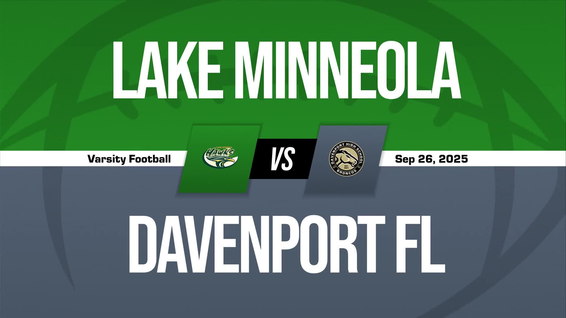 Football Recap: Lake Minneola Takes a Loss