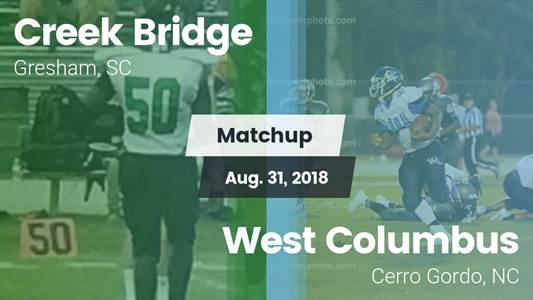 Football Game Recap: West Columbus vs. Creek Bridge
