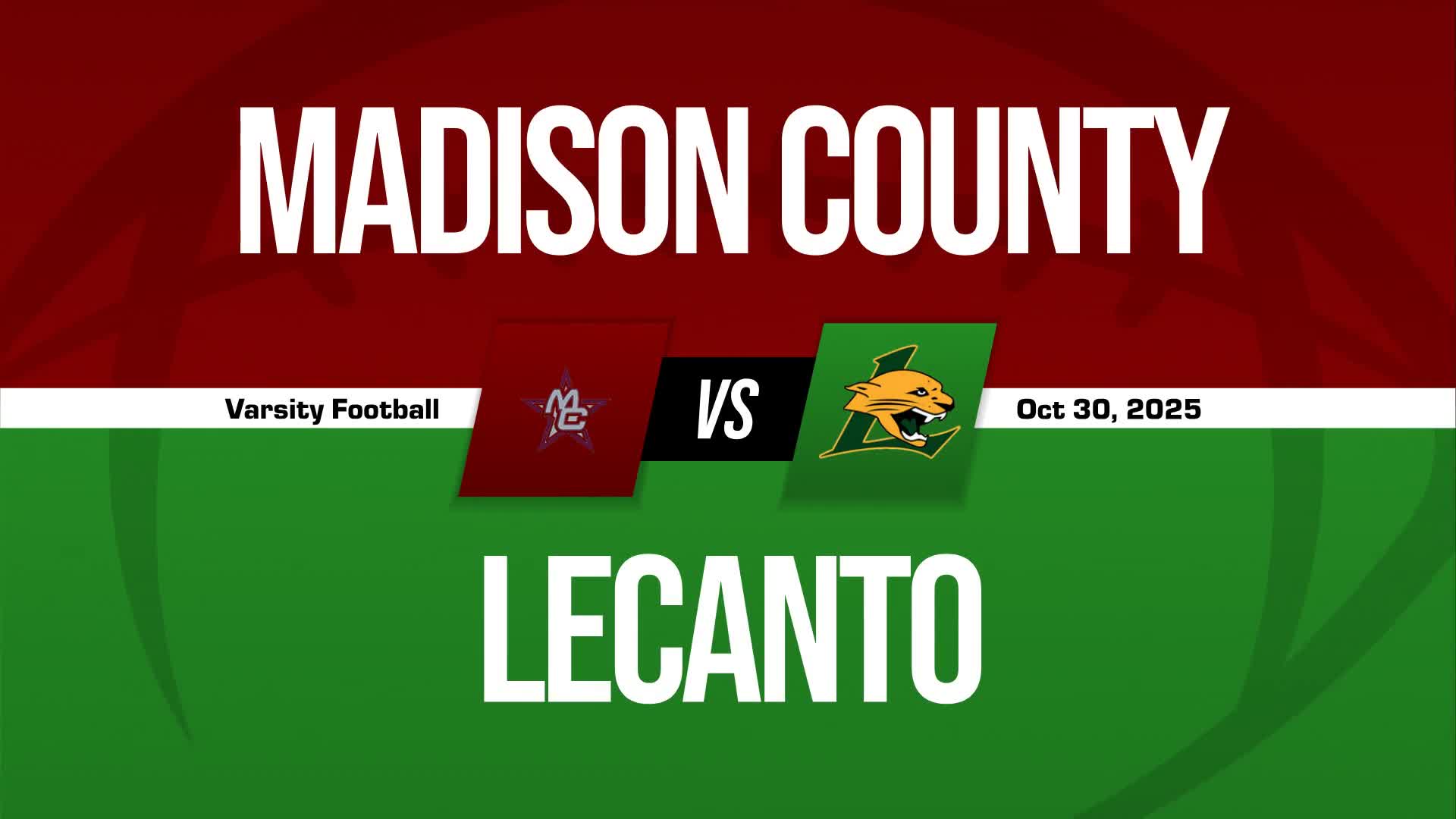 Football Recap: Make It Three in a Row for Madison County + How To Watch