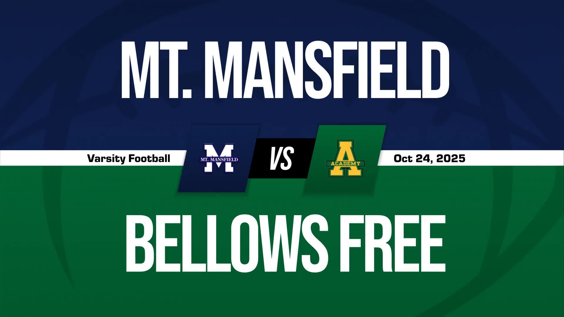 Football Recap: Mt. Mansfield Takes a Loss