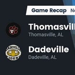 Football Game Recap: Dadeville Tigers vs. Thomasville Tigers