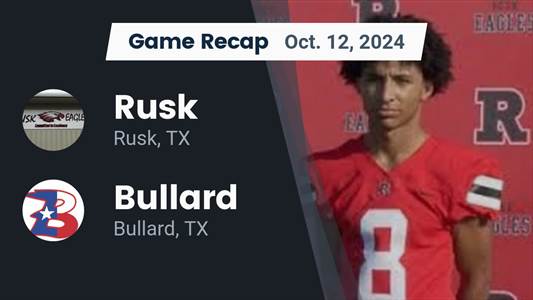 Football Game Preview: Rusk Eagles vs. Brownsboro Bears