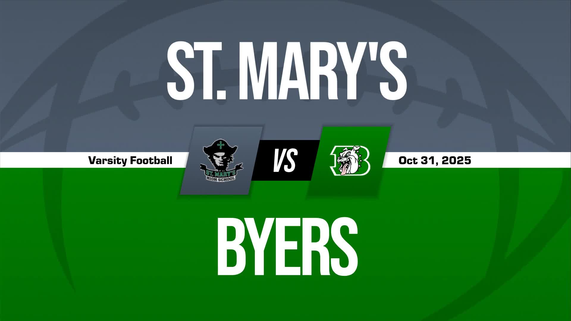 Football Recap: St. Mary's Takes a Loss + How To Watch