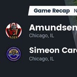 Football Game Recap: Amundsen Vikings vs. Simeon Wolverines