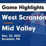 Basketball Game Recap: West Scranton Invaders vs. Mid Valley Spartans