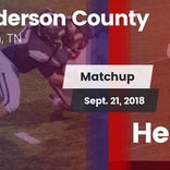 Football Game Recap: Heritage vs. Anderson County